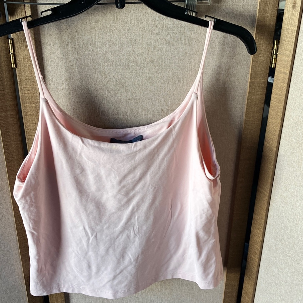 FINAL MARKDOWN Hillard & Hanson Light Pink Blouse large